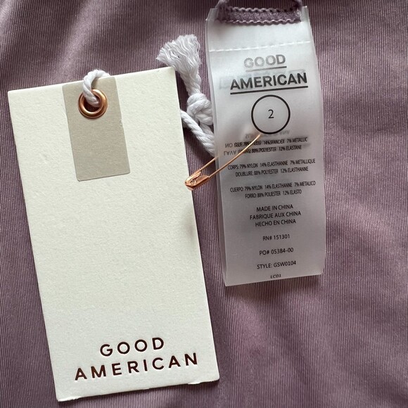 NWOT Good American Sparkle Bikini Set S/M - Picture 6 of 10